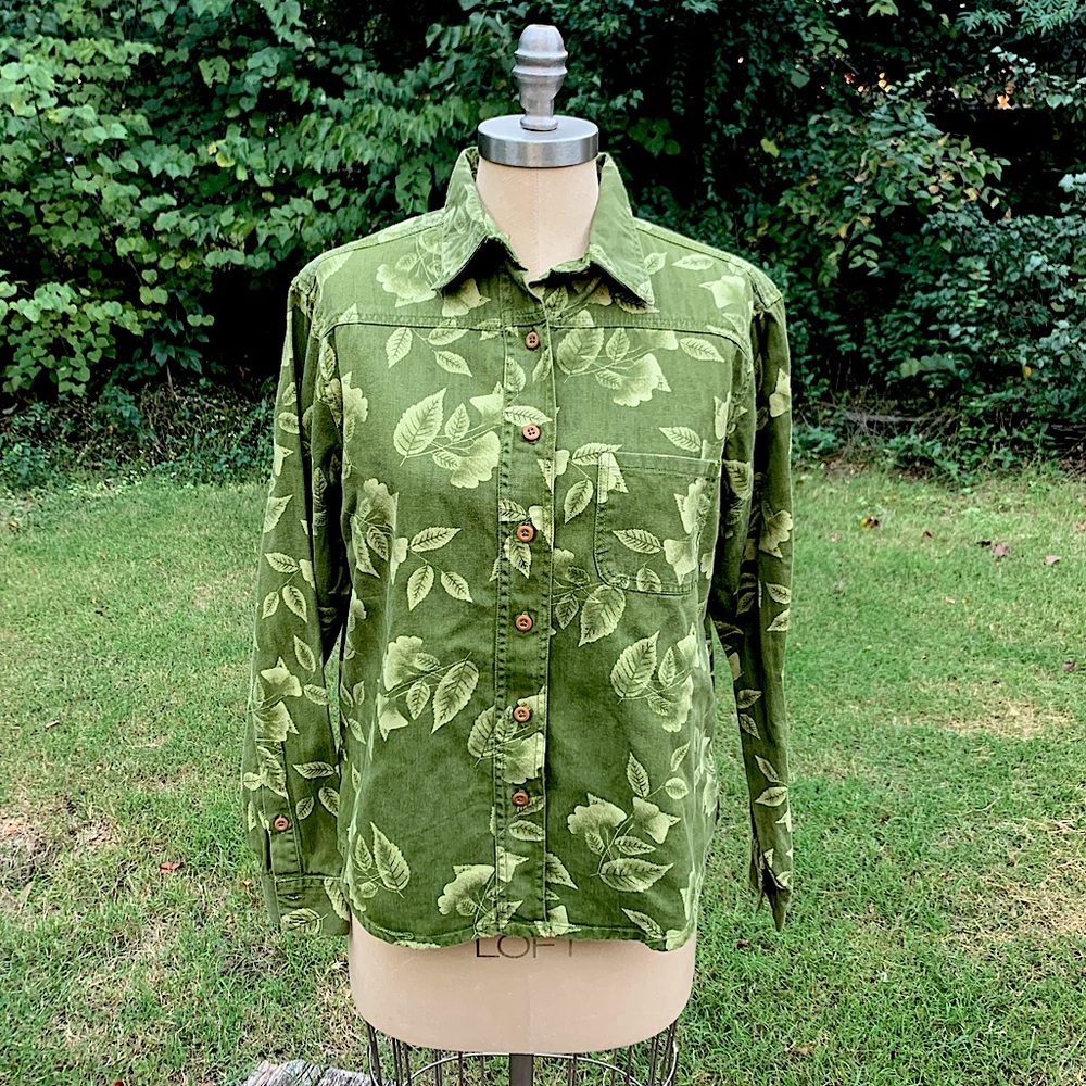 🍃Leaf Print Military Jacket🍃